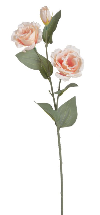 Umělá rozkvetlá eustoma dl.63cm