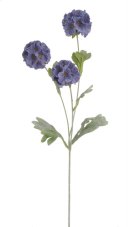 Umělá kvetoucí rostlina, květ Ø 7cm, zápich dl. 70cm