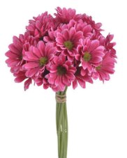 Kytice umělých margaretek, květ Ø 6 cm, dl.30 cm