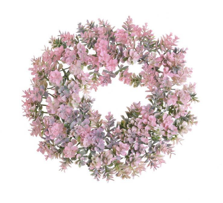 Věneček z umělých kvítků Ø 20 cm Q36-0174_06