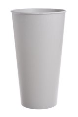 Dekorace kónická plastová váza pro aranžování Ø 19cm x H33 cm