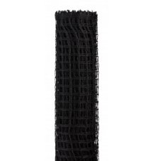 Přírodní tužená barvená juta š.50cm/dl.5m - černá