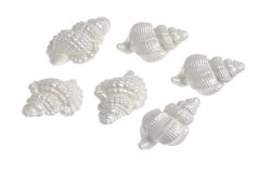 Letní dekorace umělé mušle 3,5cm x 2cm