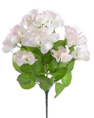 Kytice umělých pelargonií dl. 34cm