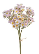 Svazek umělého kvetoucího heřmánku, květ 2,5cm dl. 35cm - 3 kusy