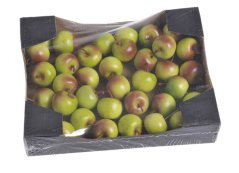 Plastová jablíčka na drátku Ø 3,5 cm, drátek 12 cm - 6ks