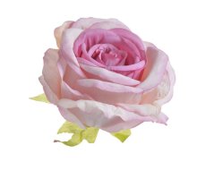 Velká hlavička rozvité umělé růže Ø8cm - 6ks_04