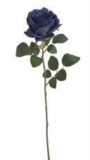 Umělá rozkvetlá růže, hlavička Ø 8cm/celkem dl. 58cm