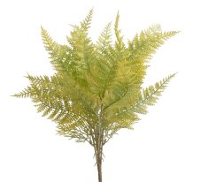 Umělá kapradina 40 cm – zelenožlutá