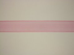 Jednobarevná plátnová stuha s monofilem 2,5cm/10m