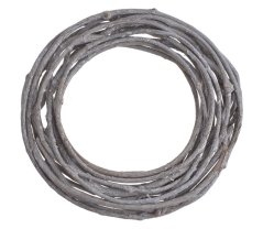 Dekorace proutěný věnec 40cmØx8cmH