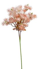 Keřík umělé zeleně kvetoucí dl. 50cm