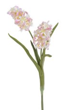 Umělý rozkvetlý hyacint x2 dl. 44cm