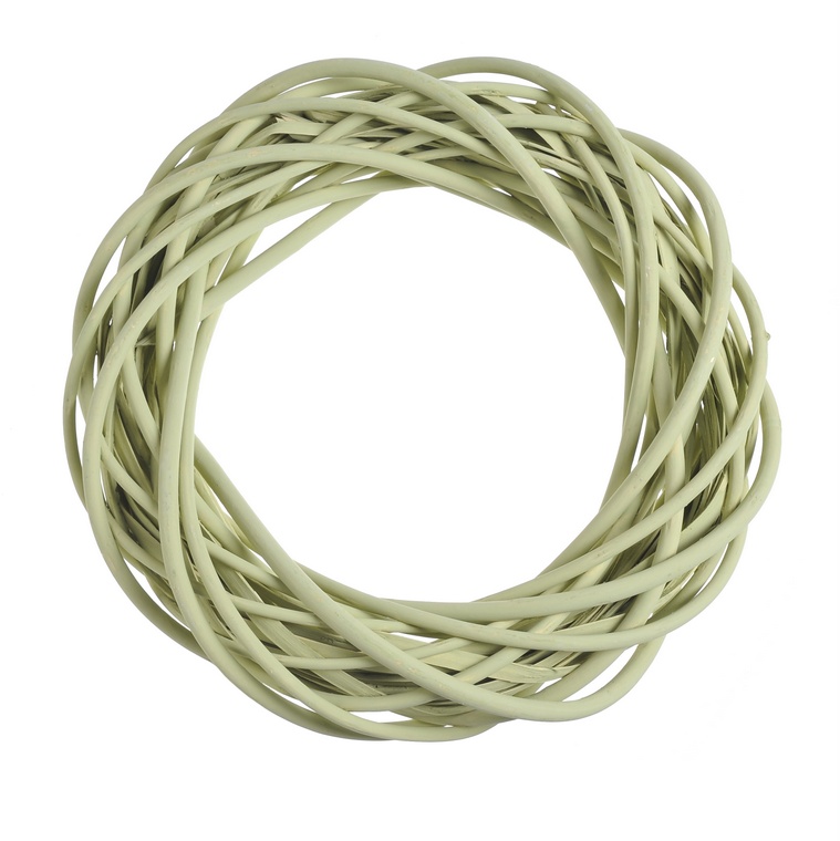 Věnec z barveného proutí Ø 25 cm_GR