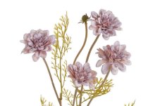 umělá kvetoucí mini jiřina, květ Ø 4,5 cm, dl. 47 cm