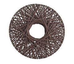 Dekorace podklad/věnec z provázků na kov. konstrukci 30cmØx6cmH