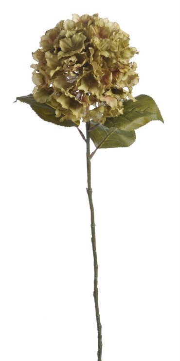 Umělá hortenzie, hlavička Ø 21cm. celkem dl.85cm