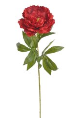 Umělá pivoňka na stonku, hlavička Ø15cm/dl.68cm