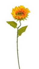 Umělá slunečnice žluto-oranžová 48 cm