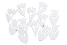 Dřevěný tulipán 7cm - výsek 12ks