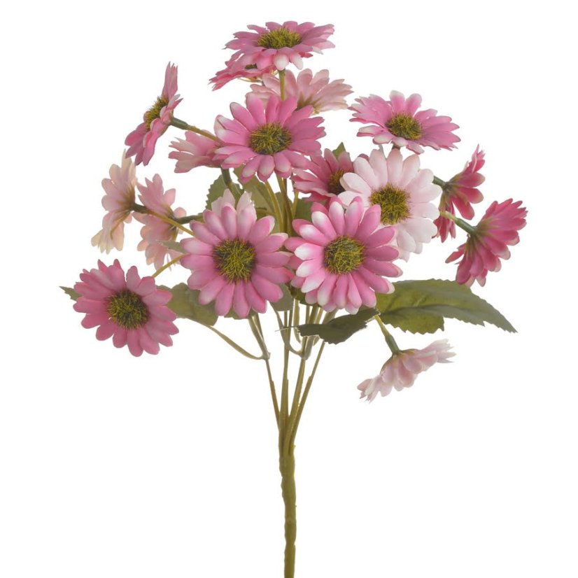 Kytice umělých aster alpských, květ Ø 4cm, dl. kytice 32cm