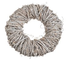 Proutěný věnec na kov. konstrukci Ø 35cm