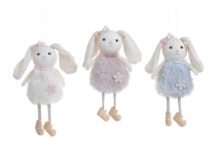 Zajíček s kytičkou 14 cm 273CAN0016_MIX