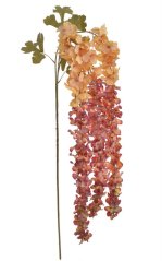 Umělá kvetoucí převislá větvička vistárie dl. 138cm