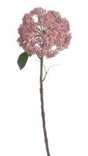 Rozkvetlý velký umělý česnek dl. celkem 53cm