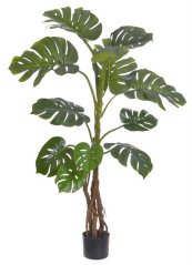 Dekorace umělá monstera v květináči Ø 15cm, celkem 140cm