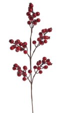 Umělá větvička hlohu dl. 62cm