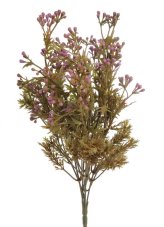 Umělá rostlina s květy, 35 cm, 6 větviček