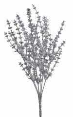 Umělá barvená a glitrovaná levandule dl. 32cm
