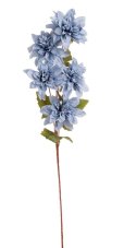 Umělá rozkvetlá dahlie, květ Ø12cm/dl.80cm