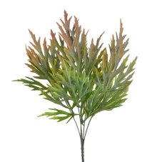 Umělá zelená rostlina 40 cm – zeleno-hnědá dekorativní zeleň