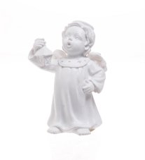 Anděl s lampou H 8,5cm - 12ks