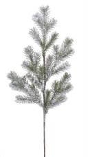 Umělá posněžená smrková větvička - zápich dl. 78cm