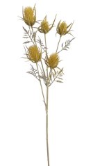 Umělá kvetoucí větvička bodláku dl. 56cm
