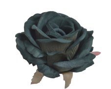 Velká hlavička polorozvité umělé růže Ø 11cm - 6ks