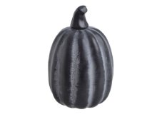 Dekorační dýně černá 19 cm