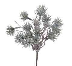 Větev umělého modřín dl. 16 cm - 6 ks