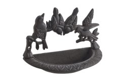 Dekorace litinové krmítko pro ptáčky 20cmL x 10cmW x 15,5cmH