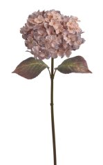 Umělá hortenzie, hlavička Ø 18cm. celkem dl.68cm