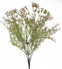 Umělá rostlina mix travin, 34 cm, 5 větviček, barva 02