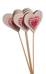 129CAN16372 srdce zápich 6ks