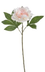 Umělá pivoňka na stonku, hlavička Ø12cm/dl.56cm