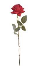 Umělá kvetoucí růže, květ Ø 8cm, dl. 52cm
