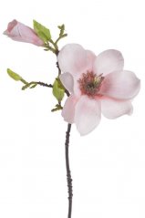 Umělá magnolie s listy dl. 36cm
