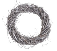 Proutěný věnec ze dvou druhů proutí Ø 30cm