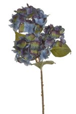 Umělá hortenzie 3 květy, Ø 12cm, dl. 54cm